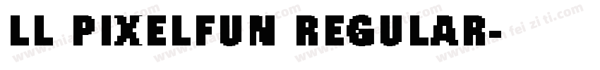 LL PixelFun Regular字体转换